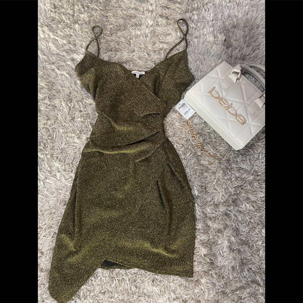 Beautiful night dress - opaque gold
